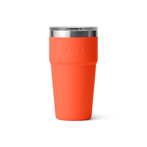 Image of YETI Rambler 20 oz Stackable Tumbler, Stainless Steel, Vacuum Insulated with MagSlider Lid