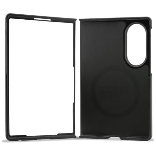Image of CG MOBILE Guess [Official Licensed], Protective Case Designed for Galaxy Z Fold 8 | Magnetic System| 4G PU Leather Case with Classic Logo - Brown