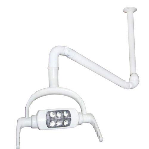 Aphrodite Dental Oral Light Lamp Operating Exam Lamp 6 Led Lens Ceiling-Mounted With Arm #TOP14