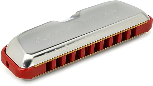 Amazon.com: Hohner Golden Melody Progressive Harmonica, Key of D