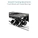 PROAIM Polaris Portable Camera Dolly w Universal Track Ends for 1¼”-2” Speed Rail/Track | Mitchell Mount, 75mm & 100mm Bowl Adapter| For DSLR Video Film Camera Camcorder up to 200kg/440lb (DL-PLRS-01)