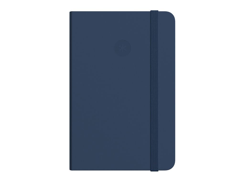 Antartik Notebook with Notebook Notes, Hard Cover A4, Smooth Sheets Navy Blue, 100 Sheets, 80 GR FSC
