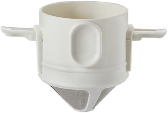 Coffee Filter 304 Stainless Steel Double-layer Drip Coffee Dripper Foldable Tea Infuser Mesh Paperless Portable Holder (Color : B) (A)