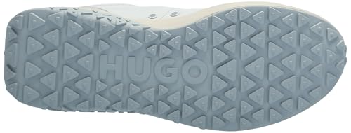 HUGO Men's Running Style Mix Material Sneakers, EU4