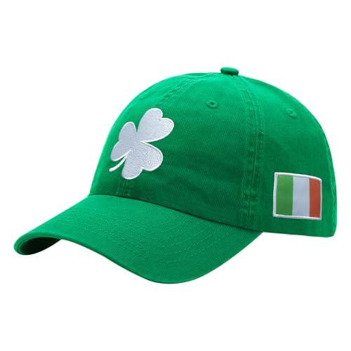 Gorra St Patricks Day ajustable unisex verde trébol miniatura 1