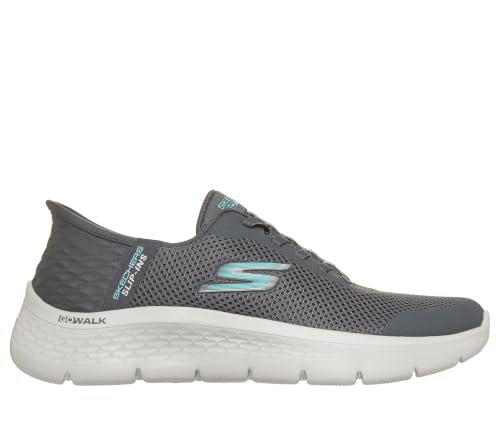 Image of Skechers Women's Go Walk Flex Grand Entry | Hands Free Slip-Ins, Air-Cooled Memory Foam Insole, ULTRA GO Cushioning, Machine Washable, Vegan