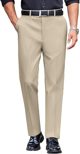 Image of CB-COLEBROOK Luxury PV Stretchable Classic Casual Pants for Men | Stylish Ankle Fit Men's Wear Premium Trousers for Office or Party | Mens Fashion Dress Trouser with 4 Pockets & Suit Pant's