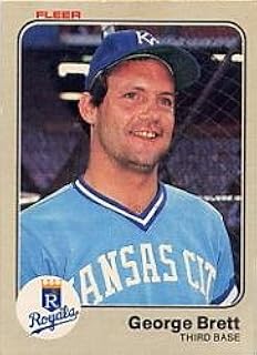 1983 Fleer Baseball Card #108 George Brett