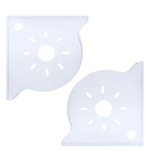 Vtapliea 2PCS Aquarium Corner Shelf for Rimless Fish Tank Fish