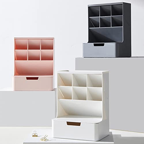 Rangement maquillage pour vanité et coiffeuse avec porte-stylo intégré