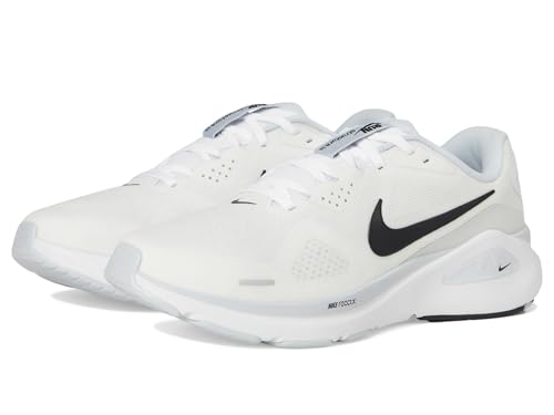 Nike Structure 26 - Scarpe da Corsa Stradale da Uomo, Colore Bianco/Nero, 44,5 EU