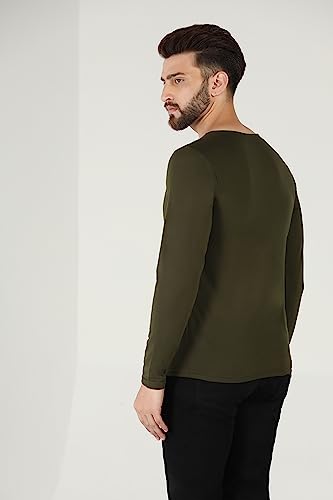 Image of INKKR Regular Fit Style V-Neck Full Sleeve T-Shirts for Men