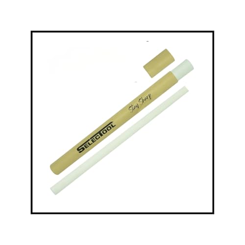 Selectool Ceramic Knife Sharpener Rod MultiTool Kit for Kitchen Knives, Pocket Knives, Scissors, Tools, Hunting & Fishing, EDC Gadgets, Effortless Sharpening, Made in USA, Off-White