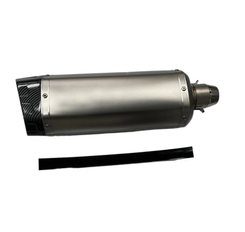 Silencieux arrière échappement universel 51mm double trou pour moto R6 Z900 et Ninja 400