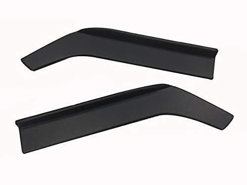 ABS 製 跳ね上げタイプ 未塗装 汎用 リップ スポイラー アンダー カナード/黒 ブラック/フラップ