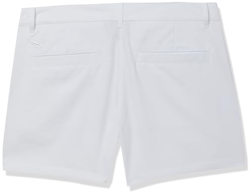 PUMA Girl's Short, White Glow, XL2