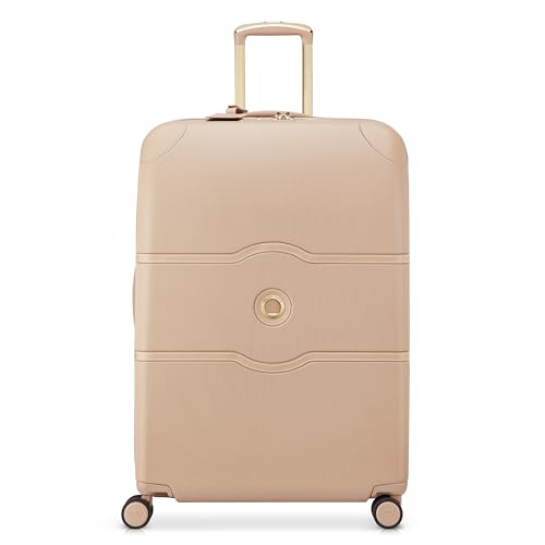 DELSEY Paris - Chatelet AIR 2.0 - Edition Limitée - Valise soute Rigide 76 cm x 52 cm x 34 cm - 115 L - Taille XL - Beige rosé
