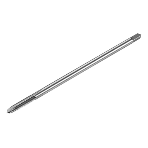 M METERXITY 1-Pack M4x0.7mm Metric Thread Tap, HSS 100mm Length Straight Flute Right Hand Thread Screw Tapping Tool for Drilling/Milling Machines/CNC Machine Tools