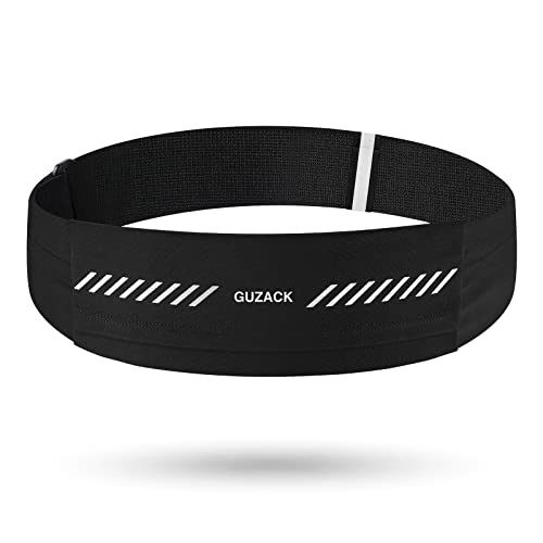 Riñonera para Movil, Guzack Riñonera Deportiva con Bandas Reflectante y Correa Ajustable, Cintura Cadera Cinturón Running Sport para Fitness Viaje o al Aire Libre Cover