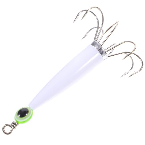 WHAMVOX Anzuelo de Calamar de Hierro Diseño Portátil para Pesca en Lagos Aparejo de Pesca Artificial para Pulperas y Cebos Color Aleatorio