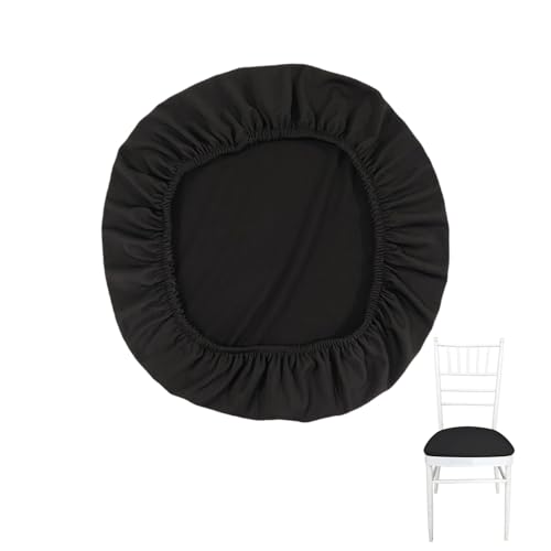 Funda para silla de oficina, color negro, elástica, sin brazos, elástica, lavable, protector de taburete de computadora para juegos, impermeable, barato, de una sola pieza, para el hogar, bar,