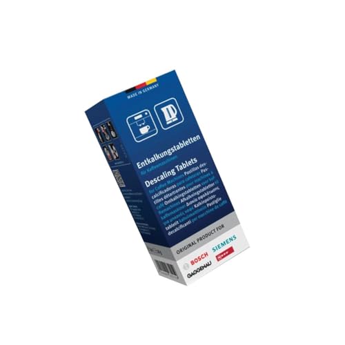 Caja de 6 pastillas descalcificadoras TASSIMO original cafetera, expreso 00311556, 00311864 BOSCH