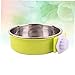 Happyyami Pet Hanging Bowl Cage Coop Bowl for Dogs Portable Dog Filtered Water Easy Cleaning