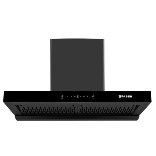 Image of Faber Silencio 90cm 1500m /hr BLDC Autoclean Filterless T-Shape Chimney|Built In Oil Collector|Touch & Gesture Control|12Yr Motor,2Yr Comprehensive Warranty by Faber | HOOD SILENCIO BLDC HCSCFLBKIN90T