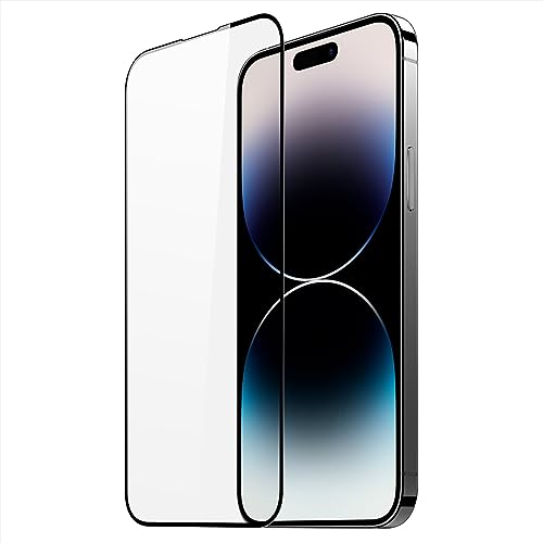 EMODIL Glass for iPhone 15 Pro Screen Protector Tempered Glass Full Glue Edge-to-Edge Screen Protector for iPhone 15 Pro (2023) by Emodil