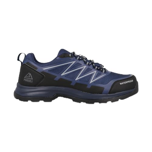 Paredes - Zapatillas Trekking Hombre Ligeras Velefique Azul Marino + Mochila de Regalo - 43
