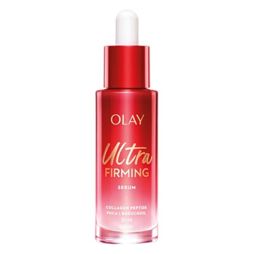 Image of Olay Regenerist Ultra Firming Serum | PHCA, Bakuchiol, Collagen Peptide | Firm and Smooth Skin from Day 1 | Lightweight Texture | Dermatologist Tested | All Skin Types Including Sensitive Skin | 30ml