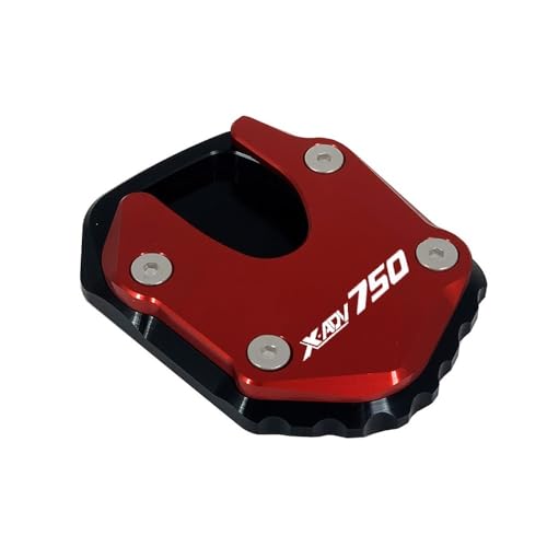 �I�[�g�o�C�A�N�Z�T���[ �z���_�ɑΉ� XADV 750 2021-2022 2023 CNC �L�b�N�X�^���h�����X�^���h�����p�b�h�T�|�[�g�v���[�g(2RED)