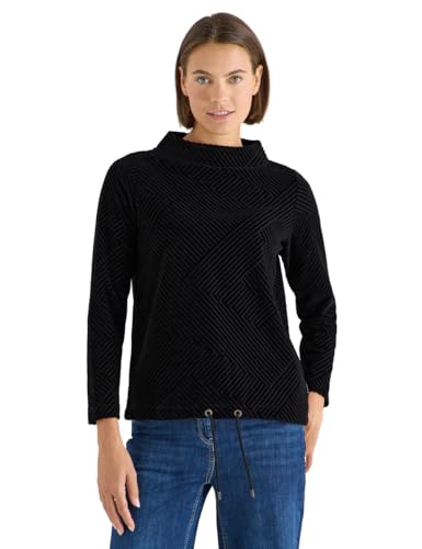 T-shirt structuré col funnel femme Cecil 3228455