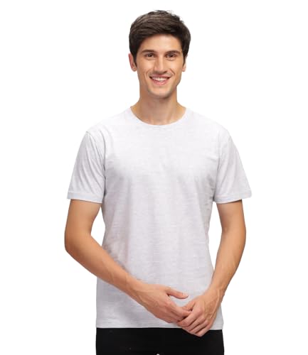 Image of Men T Shirt Cotton Round Neck | Solid Cotton Tee Half Sleeve | Breathable Casual T Shirt for Men | Stylish Round Neck Casual Wear | 12 Colors