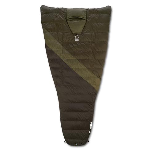 Image of Sierra Designs Cloud 20 Degree DriDown Sleeping Bag Ultralight Zipperless Down Sleeping Bag for Backpacking and Camping