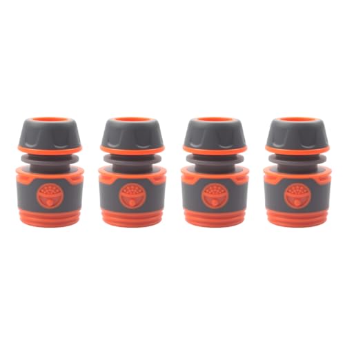 Conectores De Manguera, 4 Piezas, Fabricados En ABS Y TPR,adecuados Para Pistolas De Agua, Grifos, Conectores De Tubería De 1/2 Pulgada Y Riego,aplicables Para Diámetros De Tubería De Agua De 13-15 Mm