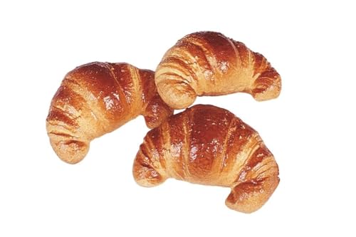 Artif-Deco-mag.com - Media Luna artificial en lote de 3 piezas de plástico soplado L 120x80 mm