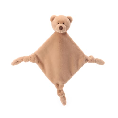 Couverture de sécurité doudou ours marron idée cadeau de naissance mixte - 2