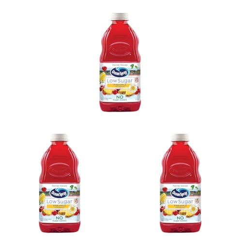 Ocean Spray Low Sugar Pineapple and Cranberry (Pack of 3)