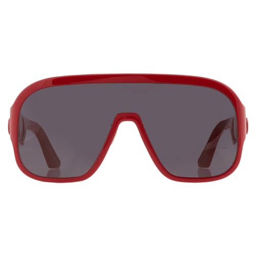 Dior Dark Grey Shield Ladies Sunglasses DIORBOBBYSPORT CD40054U 68A 00, Red