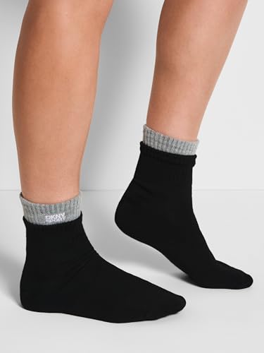 DKNY Women's 6 Pack Sport Low Crew Socks3