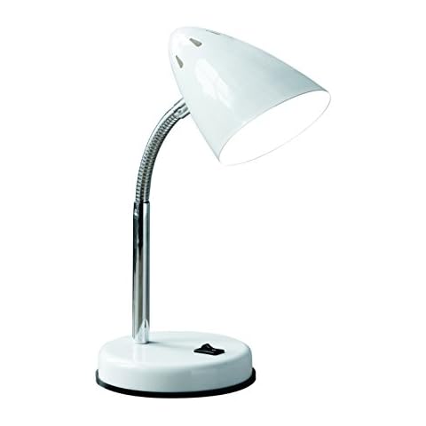 Premier Housewares LED Desk Lamp with Adjustable Shade Cover