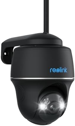 Reolink Solar Powered Security Camera, Argus 3 Ultra+Solar Panel With 2.4/5GHz WiFi, 4K Color Night Vision Battery CCTV Camera Systems