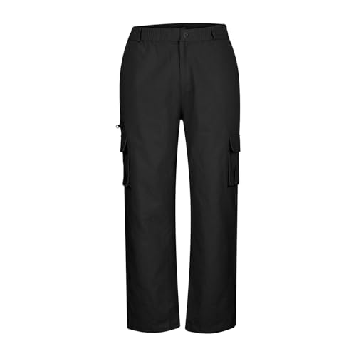 for Man Fall Winter Loose Fit Cargo Track Athletic Running Cardigan Straight Leg Basic Long Leg Pants Mens 20253