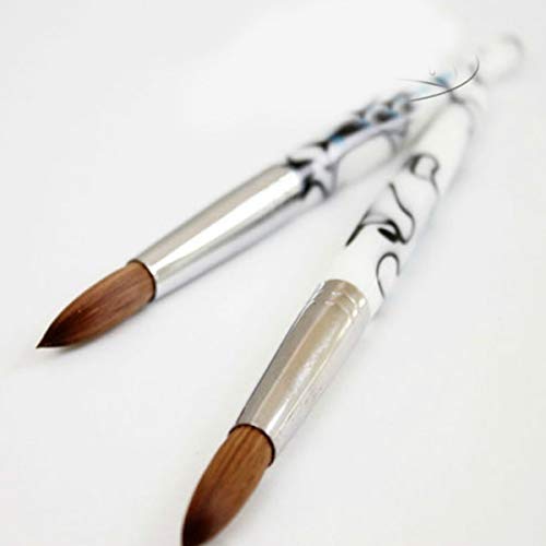 image for Slsy Accmor Kolinsky Acrylic Nail Brush, 3D Nail Art Brush for Acrylic