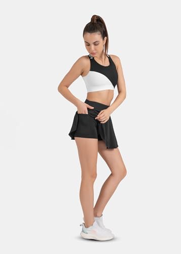 Image of STRCH Women's Nylon Pro Player Flurry Flow Comfort Skirts