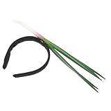 EXCEART Scallion Headband Hair Accessories for Girls Hair Accessories for Men Mens Head Band Funny Hoops Onions Cosplay Headband Creative Plastic Party Aldult