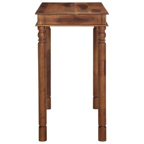 Mesa de bistró lacada resistente de madera maciza para interiores 5