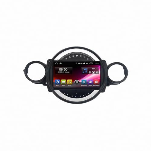 Radio coche Bluetooth portátil y navegación de video para BMW Mini 2006-2014