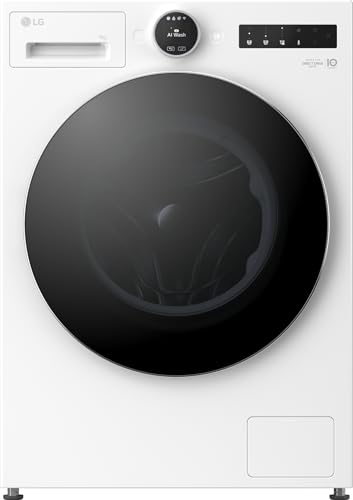 LG F4WX9092 Waschmaschine (9 kg, Energieklasse A-55%, 1.350 U/Min.) mit AI Wash, Easy-Touch Drehregler, TurboWash 360, Weiß
